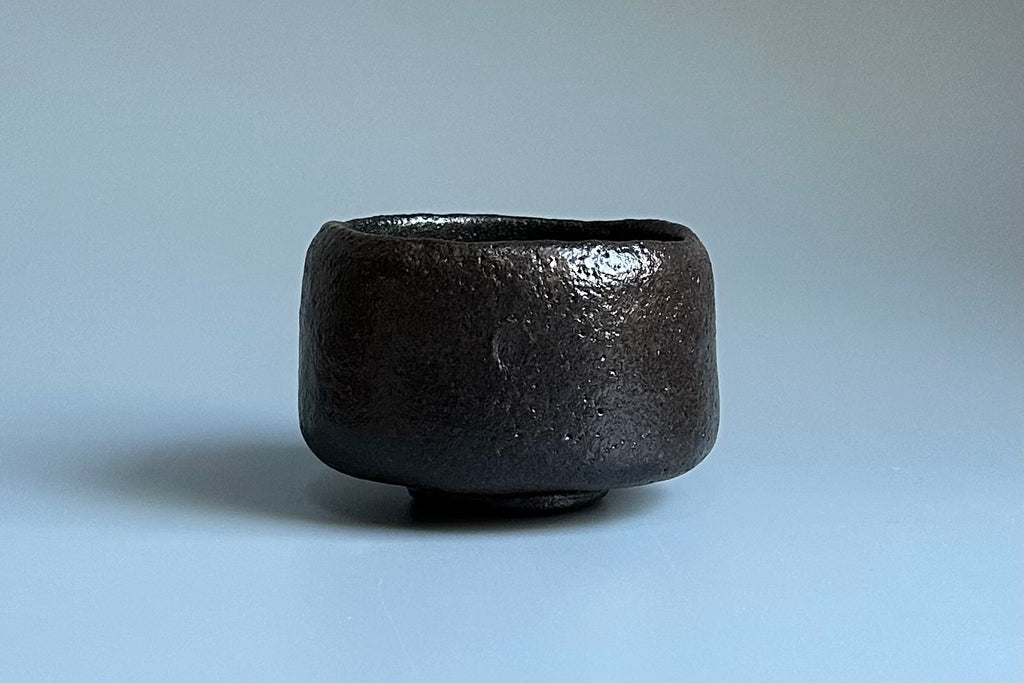 Japanese Tea Bowl, Black Raku, Tayuhguro, Chojiro copy – KAMISENRO Inc.