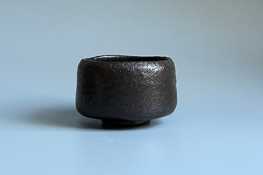 Japanese Tea Bowl, Black Raku, Tayuhguro, Chojiro copy – KAMISENRO Inc.
