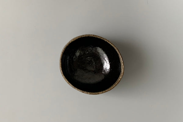 Japanese Tea Bowl, Raku Ware, Black Raku, Honami Koetsu, Amagumo Copy