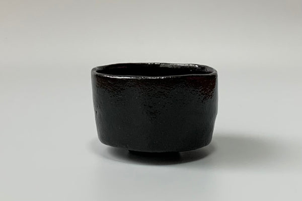 Japanese Tea Bowl, Raku Ware, Black Raku, Honami Koetsu, Teppeki Copy