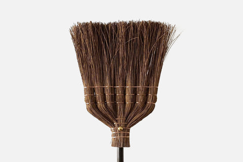 Fern fiber broom (Shida hoki), 7 bundles, Outdoor-use